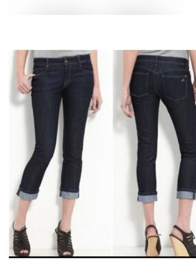 DL1961 Premium Hi-Rise Cropped Jeans, Size 26